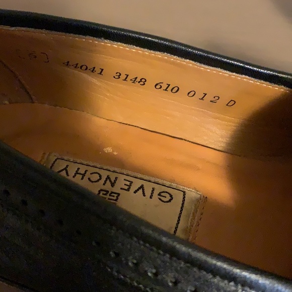 Givenchy Vintage Black Leather Loafers - Men’s Size 6 - Picture 7 of 9